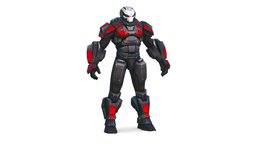 Low Poly Man Cyborg  Trooper Soldier trooper, armour, armored, stormtrooper, soldier, people, future, master, invader, engineer, explorer, protection, carbon, worker, cyborg, metal, android, boss, galaxy, alien, sniper, beautiful, builder, men, modification, spacesuit, sky-fi, menswear, researcher, bosscharacter, employee, character, helmet, man, human, male, robot, steel, skyfi, "envelopes", "workable", "spacesuiter"