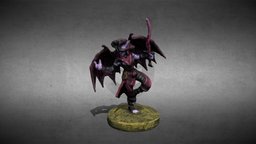 Runebound Zyla figure, miniature, 3d_scan, hand-painted, runebound