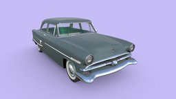 1953 Ford Crestline automobile, ford, vintage, 1950s