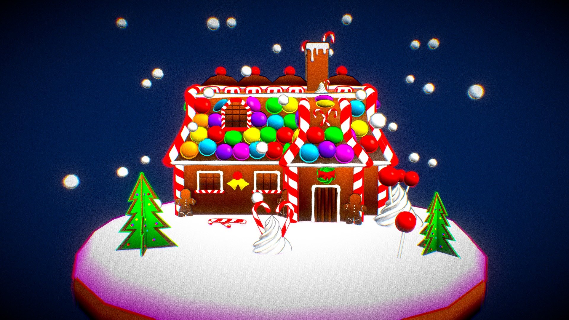 Here is my work for the Holidays Challenge, I hope you like it :)

Software: Maya and Photoshop 3d model