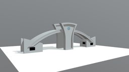 Mehran University Jamshoro Main Gate tower, room, computer, university, grey, detailed, pakistan, hyderabad, low-poly-model, mehran, unity, architecture, art, low, archaeology-3dmodel-photogrammetry, sindh, muet, jamshoro, mehranuniversity