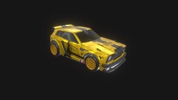 Team Vitality cars, away, team, fennec, rocketleague, esports, decal, vitality, skin, rlcs