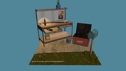 5props | Qweek | Noah Quiring 1DAE03 dae, winchester, workbench, 5props, shotgun, gun, noahq
