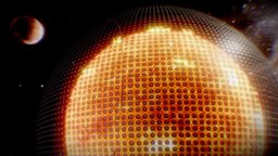 The Dyson sphere project, universe, tech, sf, astronomy, sphere, futur, sun, astronaut, science, dyson, mercure, mercury, accurate, science-fiction, blender, art, space
