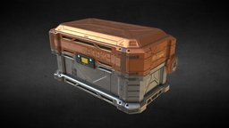 crate crate, box, hardsurfacemodeling, substancepainter, substance, game, scifi, military, hardsurface