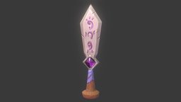 Dagger Low Poly maya3d, stylized-environment, 3dprop, stylized-weapon, stylized-dagger, substancepainter, 3d, zbrush, dagger