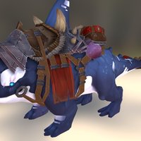 Blizzard Art Contest Entry: mount, blizzard, whale, contest, creatureart, maya, creature
