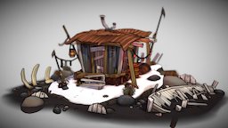 Deliah scene, abandoned, mood, antarctica, daehowest, oldplace, gg2017, hand-painted