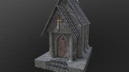 Mausoleum graveyard, monument, haunted, crypt, relic, sepulcher, cemetary, cenotaph, decrepit, masonary, monastary, haunt, substancepainter, substance, building, halloween, spooky, tomb