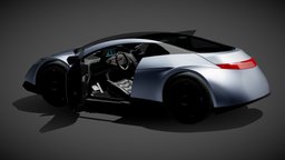 FREE Concept Car 011 conceptcar, cc0, conceptdesign, sci-fi-vehicle, publicdomain, car, sci-fi-car
