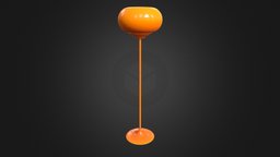 Retro Floor Lamp lamp, modern, floor, century, mid, atomic, age, lighting, space, bergboms