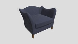 Moreau Large Armchair by Pinch Design room, modern, sofa, armchair, seat, furniture, seating, living, fabric, relax, pinch, moreau, chair, design, wood, 3dmodel, interior, pinchdesign
