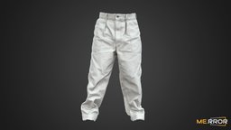 Light gray Pants style, fashion, pants, stylish, ar, gray, fabric, casual, photogrammetry, 3dscan, light, casual-fashion, noai, fahsion-scan