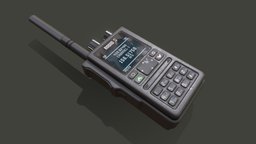 Portable Radio – Walkie Talkie (Dual Band) device, gadget, dual, portable, gameprop, electronics, band, handled, transceiver, walkie, talkie, 4ktextures, walkie-talkie, substancepainter, asset, blender, lowpoly, hardsurface, gameasset, radio