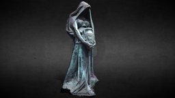 graveyard figure vase photoscan sculpt, graveyard, figure, monument, thomb, photoscan, photogrammetry, sculpture
