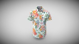 Short Sleeve Printed Double Pocket Shirt short, cloth, shirt, fashion, double, obj, fbx, mens, pocket, sleeve, gltf, textiledesign, digitalfashion, digitalfashionwear, apparelclothing, shirt3d, 3dappareldesign, doublepocket, 3dclothdesign