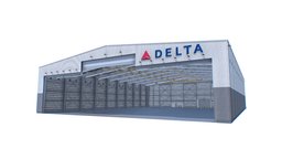 Aircraft Maintenance Hangar boeing, warehouse, delta, aircraft, hangar, airbus, airlines, maintance