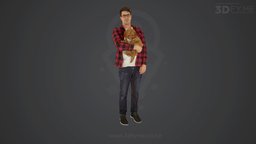 Franckie & Ryan (Raw Scan) 3d-scan, pets, dogs, fullbodyscanner, photogrammetry