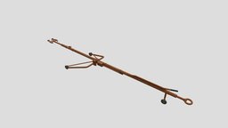 Soviet airfield tow bar К2К soviet, aircraft, airfield, towbar, vodilo, k2k
