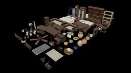 Low Polygon 3D Assest Thai Pack 2 vr, thailand, spatial, traditional, 7plus, thai, vrchat, metaverse, 3dassets, thaiart, blender, lowpoly, thaiculture, noai