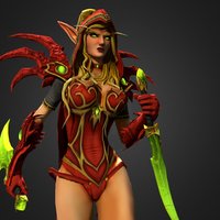 Valeera Sanguinar fanart, games, blizzard, hearthstone, heroesofthestorm, valeera, sanguinar, wow