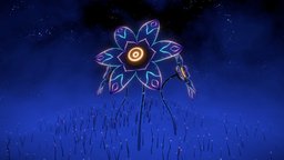 Magical Flower Globe ✨ plant, sky, toon, flower, globe, night, stars, alien, outline, magical, snowglobe, starrynight, fantasyworld, alienworld, cartoon, scifi, stylized, fantasy, magic, fantasyplant, backfaceculling, otherwordly, bcon22challenge, mindbending, magicflower