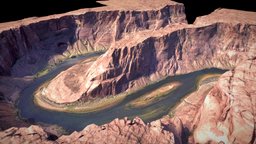 Horseshoe bend near Grand Canyon grandcanyon, horseshoe-bend