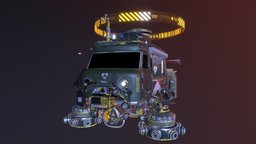 uaz 2206 2026 Buhanka foodtruck truck, cyberpunk, russia, foodtruck, soviet-union, vehicle