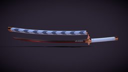 🔥 Kyojuro Rengoku Katana 🔥 katana, guri, sword-weapon, katana_sword, japanese, kimetsu, kimetsunoyaiba, demonslayer, kimetsu_no_yaiba, rengoku, gurimahou, kyojuro