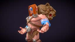 Hawkeye bear, fanart, viking, blizzard, barbarian, supercell, game-ready, loop, game-asset, charactermodel, fanartcharacter, game-model, blizzardstyle, cartooncharacter, fanart3d, fantasycharacter, pbr-texturing, stylizedmodel, stylizedcharacter, bearskin, pbr-game-ready, blizzard-style, fantasy-character, pbr-materials, loopanimation, character, handpainted, cartoon, game, pbr, animation, stylized, characterdesign, animated, fantasy, rigged, gameready, noai