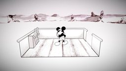 Mickey mouse! Steamboat Willie classic, disney, 1920s, blackandwhite, steamboat, mickey-mouse
