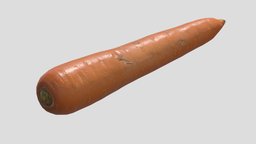 Carrot Low Poly PBR Realistic bar, drink, food, fruit, restaurant, meat, carrot, furniture, table, vr, ar, beverage, kitchen, sweet, dessert, vegetable, vegetables, dining, kitchenware, salad, metaverse, 3d, interior