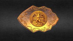 Orlandos Shield armor, eagle, bas-relief, arma, paladin, arte, sculpture3d, scultura, cavaliere, medioevo, overhang, aquila, guerriero, shield-medieval, scudo, blender3d, shield, sbalzo