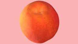 Apricot food, fruit, red, orc, photogrametry, photgrammetry, frutta, apricot, albicocche