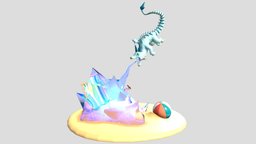 Ice Dragon beach, dragon
