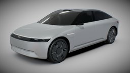 Sony Afeela sedan, ev, honda, vehicle, car, electric, noai