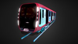 Newest underground train 81-775 "Moskva 2020" train, railroad, cars, underground, transport, metro, russian, subway, moscow, 775, railroads, 2020, car, subway-station, subway-train, 81-775, 81-714, 1520, metrowagonmash