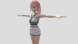 【Anime Character / alex94i60】Chiya (Ninja V2) japan, ninja, animegirl, animemodel, anime3d, japanese-style, anime-character, vroid, unity, anime, japanese, alex94i60