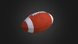 Generic Football football, sports, nfl, props, substance-designer, uvlayout, substance-painter-2, 4ktextures, maya