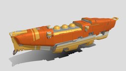 Multi Task Red vehicle, scifi, spaceship