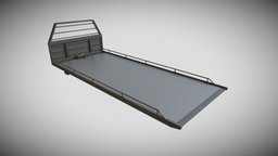 Tow Truck Platform prop, unrealengine, carparts, towtruck, substancepainter, substance, asset, gameready, vehicleparts, towtruckplatform