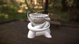 flower pot 3D print flower, 3d-print, print, 3d-printing, flower-pot