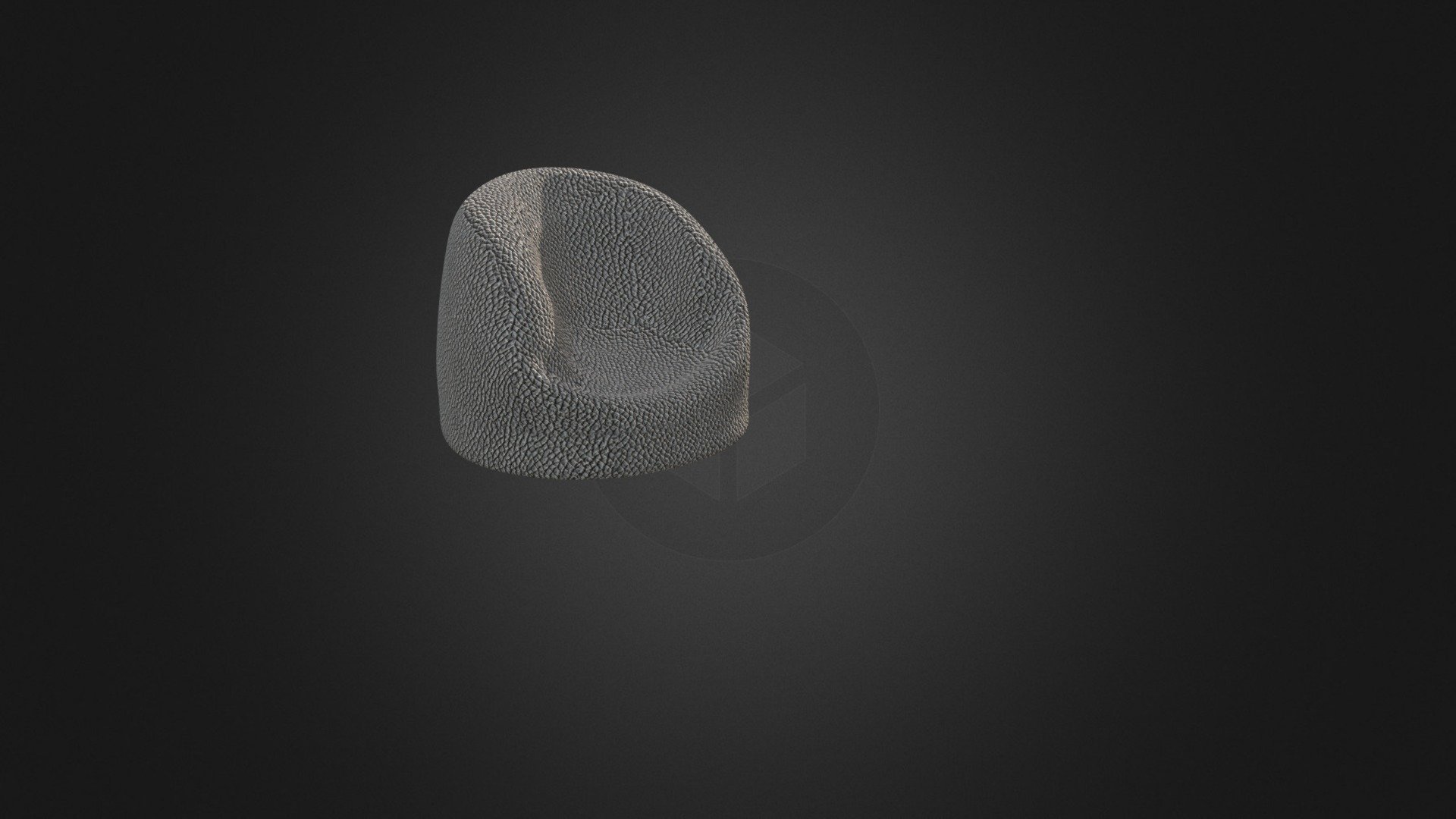 Pouf Purple - Pouf Purple - Buy Royalty Free 3D model by cgaxis 3d model