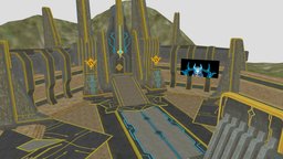 Free Fire New Lobby 3D Model OBJ free3dmodel, clocktower, freedownload, freemodel, freefire, clocktowermax, loddy