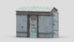 Rooftop 02 pipe, exterior, antenna, roof, architectural, ac, conditioner, equipment, ready, pipes, billboard, unit, realistic, chimney, hvac, rooftop, details, watertower, roofing, components, ductwork, architecture, asset, game, low, poly, air, city, building