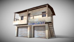 Slum X15 huts, favela, camp, hut, shack, slums, kitbash, slum