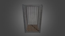 Cage 2 cage, medieval, prison, torture, substancepainter, weapon, unity3d, blender, lowpoly, fantasy