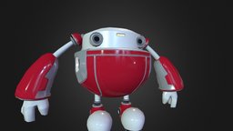 P.R.U rigging, indie, unreal, morph, pru, kawaii, morphing, character, game, gameart, design, animation, animated, ball, robot, restory