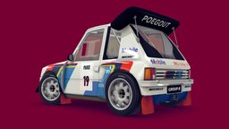 Cartoon Rally Car group, rally, b, unity, unity3d, cartoon, car, sport