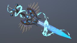 The Legend of King Arthur Challenge: Excalibur legend, arthur, challenge, medieval, king, fx, the, glow, feathers, artstation, substancepainter, substance, zbrush, sword, of, magic, modo